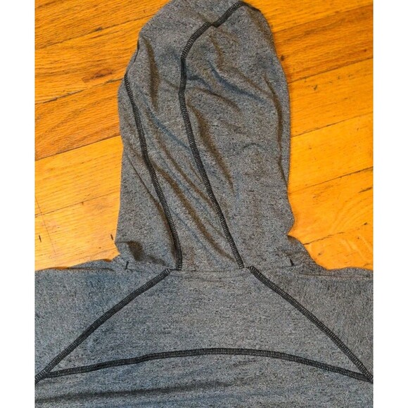 UNDER ARMOUR THREADBORNE LOOSE HEATGEAR WOMENS LS HEATHER GREY HOODED PULLOVER L - Picture 6 of 6